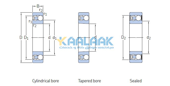 یاتاقان خود تنظیم, بلبرینگ خود تنظیم, Self-Aligning Ball Bearing