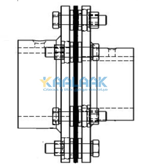 کوپلینگ فلنجی کوتاه توان محور