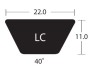 تسمه کشاورزی روکش دار دانگیل سری LC