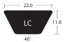 تسمه کشاورزی دنده ای دانگیل سری LC