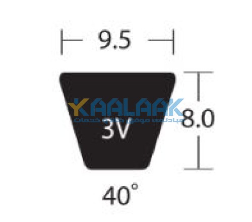 تسمه وی شکل باریک هانچانگ سری 3V