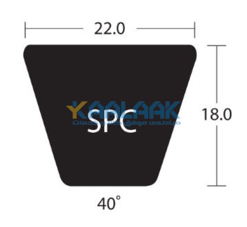 تسمه وی شکل باریک هانچانگ سری SPC