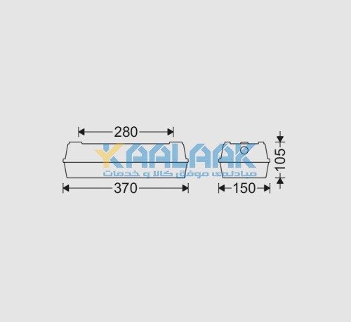 چراغ خروج اضطراری مازی نور فانال