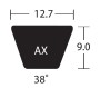 تسمه وی شکل دنده ای دانگیل سری AX