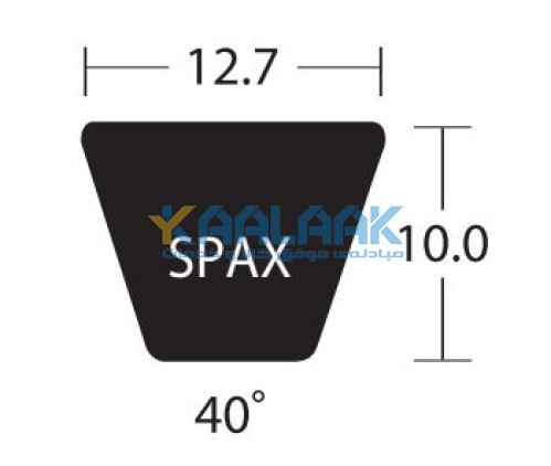 تسمه وی شکل باریک دنده ای دانگیل سری SPAX