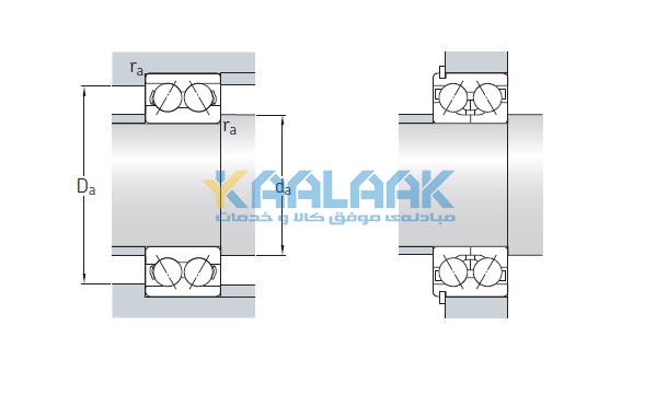 بلبرینگ تماس زاویه ای, یاتاقان تماس زاویه ای, Angular Contact Ball Bearing