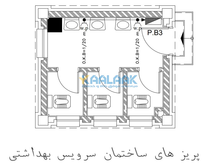 نقشه تابلو برق ساختمانی 