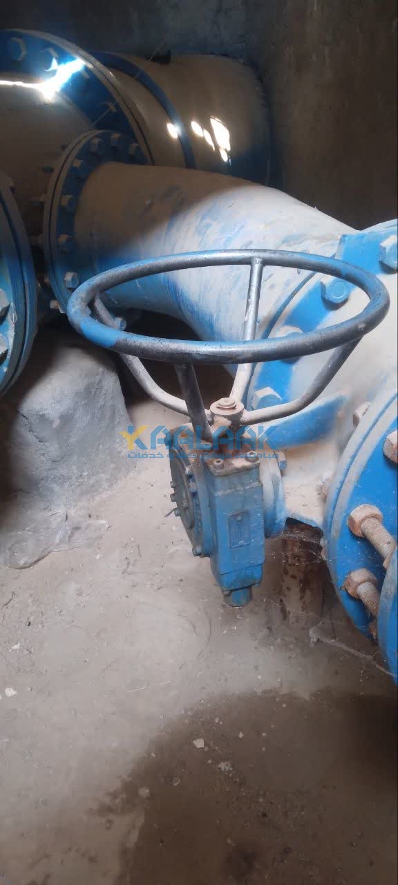 بازدید و تعمیر شیر پروانه ای صنعتی 